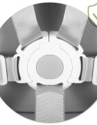Nukido Scaun de masa multifunctional 3in1 cu utilizare versatilamasuta reglabila si detasabilahusa impermeabilacenturi de siguranta si suport picioare Tilo Gri