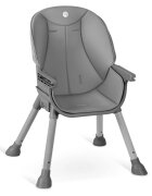 Nukido Scaun de masa multifunctional 3in1 cu utilizare versatilamasuta reglabila si detasabilahusa impermeabilacenturi de siguranta si suport picioare Tilo Gri
