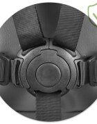 Nukido Scaun de masa multifunctional 3in1 cu utilizare versatilamasuta reglabila si detasabilahusa impermeabilacenturi de siguranta si suport picioare Tilo GriNegru