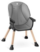 Nukido Scaun de masa multifunctional 3in1 cu utilizare versatilamasuta reglabila si detasabilahusa impermeabilacenturi de siguranta si suport picioare Tilo GriNegru