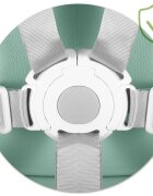 Nukido Scaun de masa multifunctional 3in1 cu utilizare versatilamasuta reglabila si detasabilahusa impermeabilacenturi de siguranta si suport picioare Tilo Verde