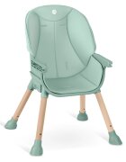 Nukido Scaun de masa multifunctional 3in1 cu utilizare versatilamasuta reglabila si detasabilahusa impermeabilacenturi de siguranta si suport picioare Tilo Verde
