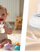 Nukido Set 2 biberoane White cu tetina dinamicacapacitate 180mlfara BPAcompatibile cu masina de vase