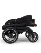 NUNA Carucior pentru copii Mixx Next Caviar cu suspensii suport reglabil pentru picioare sezut reversibil si accesorii incluse