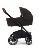 NUNA Carucior pentru copii Mixx Next Caviar cu suspensii suport reglabil pentru picioare sezut reversibil si accesorii incluse
