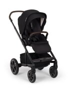 NUNA Carucior pentru copii Mixx Next Caviar cu suspensii suport reglabil pentru picioare sezut reversibil si accesorii incluse
