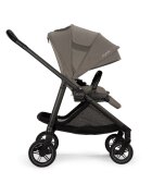 NUNA Carucior pentru copii SWIV Granite cu roti pivotante 360 spatar si maner parental reglabile bara detasabila husa de ploaie suport pentru pahar si geanta de transport