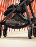 NUNA Carucior pentru copii SWIV Granite cu roti pivotante 360 spatar si maner parental reglabile bara detasabila husa de ploaie suport pentru pahar si geanta de transport