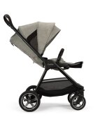 NUNA Carucior pentru copii x BMW TRIV next Gri Graphene ultracompact spatar reglabil sezut reversibil suspensii maner parental si suport pentru picioare reglabile husa de ploaie