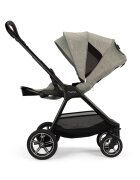 NUNA Carucior pentru copii x BMW TRIV next Gri Graphene ultracompact spatar reglabil sezut reversibil suspensii maner parental si suport pentru picioare reglabile husa de ploaie