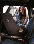 NUNA Scaun auto pentru copii PRUU Caviar 40-105 cm testat ADAC si certificat R129 rotativ spatar reglabil tetiera ajustabila