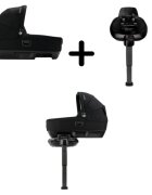 NUNA Set landou Cari next Caviar 40-70 cm + baza isofix base next i-Size pentru Cari next