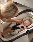 NUNA Set landou Cari next Caviar 40-70 cm + baza isofix base next i-Size pentru Cari next
