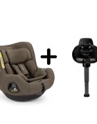 NUNA Set scaun auto rotativ i-Size TODL next Pistachio 40-105 cm + baza isofix BASE next i-Size