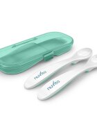 NUVITA Tacamuri de calatorie in cutie Easy Eating Cool Green