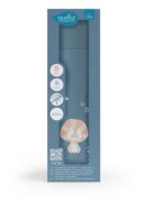 NUVITA Termos din otel inoxidabil Powder Blue cu 2 recipiente interne 400 ml