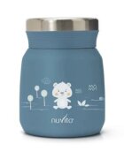 NUVITA Termos din otel inoxidabil Powder Blue pentru alimente lichide si solide 300 ml