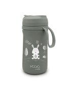 NUVITA Termos din otel inoxidabil Sage Green 350 ml cu cioc retractabil din silicon