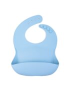 Oaki Baveta reglabila din silicon moale pentru bebelusi bleu
