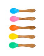 Oaki Set 5 lingurite din bambus cu varf de silicon