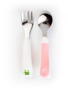 Oaki Set de tacamuri pentru copii lingurita si furculita albroz