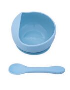 Oaki Set diversificare complet pentru copii din silicon Bleu