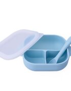 Oaki Set diversificare complet pentru copii din silicon Bleu