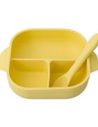 Oaki Set diversificare complet pentru copii din silicon Galben pal
