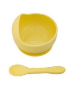 Oaki Set diversificare complet pentru copii din silicon Galben pal