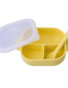 Oaki Set diversificare complet pentru copii din silicon Galben pal