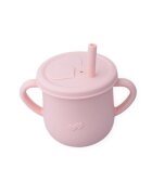 Oaki Set diversificare complet pentru copii din silicon Roz pal
