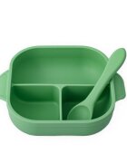 Oaki Set diversificare complet pentru copii din silicon Verde pal