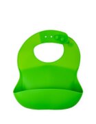 Oaki Set diversificare pentru copii Castron farfurie masinuta din bambus cu lingurita cana cu pai si baveta Verde