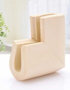 OEM Set 4 protectii colturi in forma de U 3.5 x 0.7 x 6 cm Bej