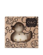 Oli&Carol Jucarie pentru baie Ratusca Elvis cu buline aurii