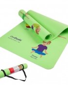 OmDashi Saltea yoga pentru copii 153x61x0.6cm TPE printata UV 9 posturi yoga eco-friendly non-toxic