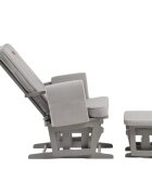 ONINO Fotoliu reglabill pentru alaptare cu suport de picioare Classic Pearl Gray