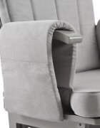 ONINO Fotoliu reglabill pentru alaptare cu suport de picioare Classic Pearl Gray