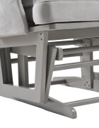 ONINO Fotoliu reglabill pentru alaptare cu suport de picioare Classic Pearl Gray