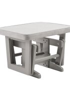 ONINO Fotoliu reglabill pentru alaptare cu suport de picioare Classic Pearl Gray