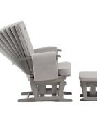 ONINO Fotoliu reglabill pentru alaptare cu suport de picioare Classic Pearl Gray