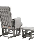 ONINO Fotoliu reglabill pentru alaptare cu suport de picioare Classic Pearl Gray
