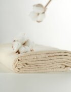 ONINO Muselina multifunctionala din bumbac organic 120x120 cm Hug.me Creamy vanilla