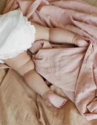 ONINO Muselina multifunctionala din bumbac organic 120x120 cm Hug.me Warm peach