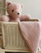 ONINO Muselina multifunctionala din bumbac organic 120x120 cm Hug.me Warm peach