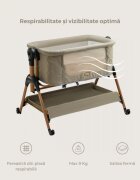 ONINO Patut co-sleeper Nest.me Misty taupe
