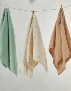 ONINO Set 3 museline multifunctionale din bumbac organic 60x60 cm Hug.me Pure nature