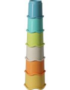 Otto Simon Jucarii bebelusi 6 cupe multicolore pentru stivuit bio-plastic multicolore