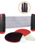 Otto Simon Set fileu telescopic cu 2 palete si minge tenis de masa