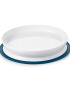 OXO tot Farfurie cu fixare prin suctiune navy